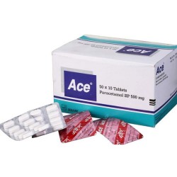 Ace 500mg tablet 10's strip Ace 500mg tablet 10's strip