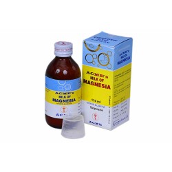 Acme's Milk of Magnesia (400mg/5ml) Oral Suspension 114ml Bottle 1's Pack