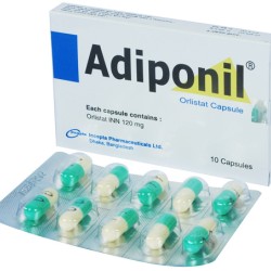 Adiponil 120mg 10's pack