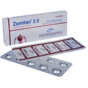 Zomitan 2.5mg Tablet 10's Pack