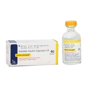 Actrapid SC Injection 40 IU/ml 10ml Vial (Insulin Human rDNA) R Actrapid SC Injection 40 IU/ml 10ml Vial (Insulin Human rDNA) R