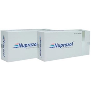 Nuprazol 20mg capsule 50's pack Nuprazol 20mg capsule 50's pack