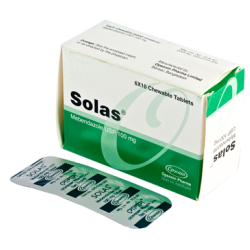 Solas 100mg tablet 10's strip Solas 100mg tablet 10's strip