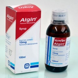 Algin 10mg/5ml syrup 100ml bottle 1's Algin 10mg/5ml syrup 100ml bottle 1's