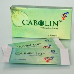 Cabolin 0.5mg Tablet 4's Pack Cabolin 0.5mg Tablet 4's Pack