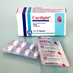 Cardipin 5mg Tablet 10's Strip Cardipin 5mg Tablet 10's Strip
