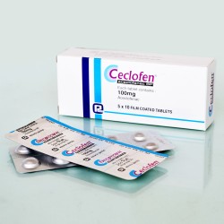 Ceclofen 100mg Tablet 10's Strip Ceclofen 100mg Tablet 10's Strip