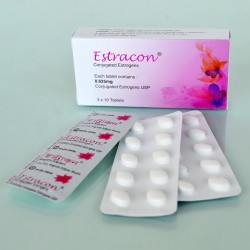 Estracon .625mg Tablet 10's Strip Estracon .625mg Tablet 10's Strip