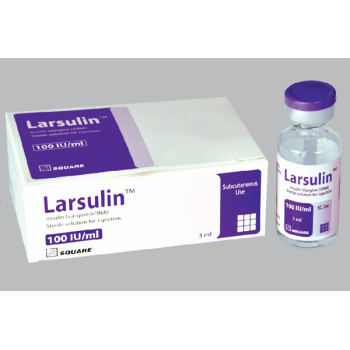 Larsulin Injection (100IU/ml) 3ml Vial 1's Pack Larsulin Injection (100IU/ml) 3ml Vial 1's Pack