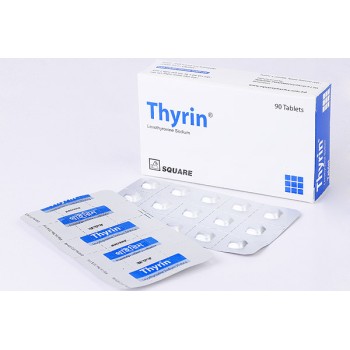 Thyrin 50mcg Tablet 15's Strip Thyrin 50mcg Tablet 15's Strip