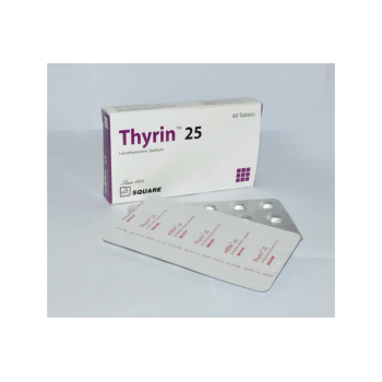 Thyrin 25mcg Tablet 15's Strip Thyrin 25mcg Tablet 15's Strip