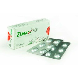 Zimax 500mg Tablet 6's Strip Zimax 500mg Tablet 6's Strip