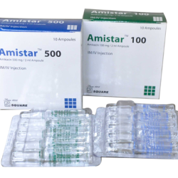 Amistar 100mg/2ml IM/IV Injection 2ml Ampoule 1's Pack Amistar 100mg/2ml IM/IV Injection 2ml Ampoule 1's Pack